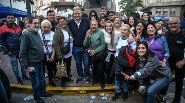Cascallares y dirigentes de la región acompañaron la impactante movilización en apoyo a la universidad pública