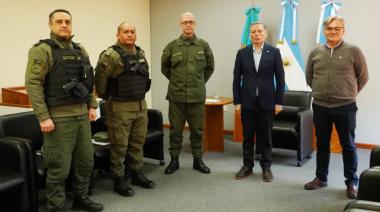El Intendente de Esteban Echeverría se reunió con autoridades de Gendarmería