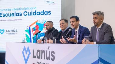 Julián Álvarez y Javier Alonso abrieron la jornada interdisciplinaria “Escuelas Cuidadas”