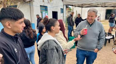 Cascallares compartió un encuentro con jóvenes del Envión Comunitario