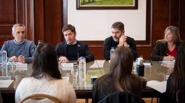 El MUC llevó a Kicillof el diagnóstico sobre la crisis que atraviesan los jóvenes