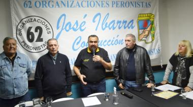 Ledesma acompañó el acto de normalización de Las 62 Organizaciones Peronistas