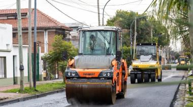 Lanús avanza con obras del plan de pavimentación 2026-2027