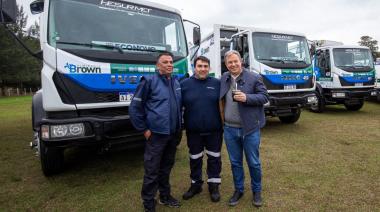 Brown incorporó una nueva flota de camiones y máquinas para fortalecer los servicios urbanos
