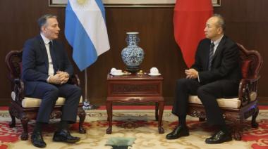 Gray se reunió con el embajador de la República Popular China en Argentina