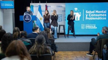 Otermín presentó el programa de abordaje de Salud Mental y Consumos Problemáticos