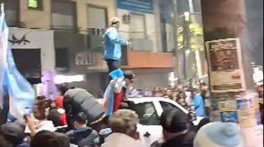Incidentes en Monte Grande por los festejos del pase a octavos
