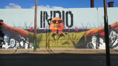 Presentaron el mural más grande e impactante del Indio Solari, a un mes de su partida