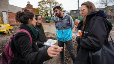 Comenzaron las obras para la creación de un nuevo espacio recreativo en el barrio Villa Talleres