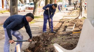 Puesta en valor de la plaza José Hernández