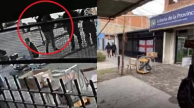 Le "pusieron" con IA una bandera inglesa en su casa de Fiorito y lo atacaron a piedrazos
