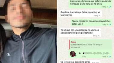 Denunciaron a un profesor de hockey por acosar a una alumna por instagram: "Si me das un beso..."