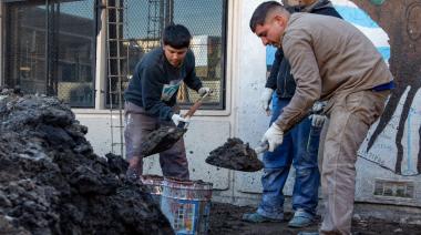 Continúan las obras en distintas escuelas públicas del distrito