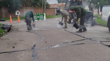 El Municipio avanza con la reparación de calzadas