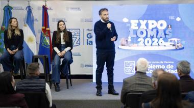 Otermín anunció una nueva edición de Expo Lomas en la Plaza Grigera