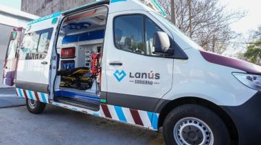 Lanús sumó una unidad de traslado crítico al sistema de emergencia local