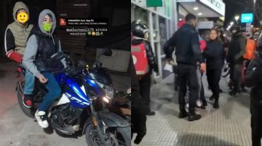 Feroz linchamiento de repartidores a dos motochorros atrapados tras un robo