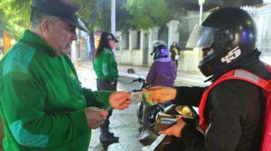 Operativo de seguridad en la Plaza Mitre