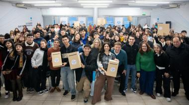 Jóvenes de centros de estudiantes encabezaron un encuentro en el Palacio Municipal