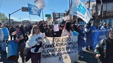 FESIMUBO volvió a manifestarse en Ituzaingó: corte en Avenida Rivadavia