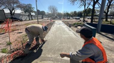 El Municipio construye nuevas veredas y accesos en el Lucio Meléndez