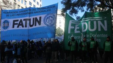 Trabajadores sostienen las medidas de fuerza por la Ley de Financiamiento Universitario