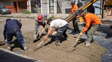 Continúan las obras del plan de pavimentación en el distrito