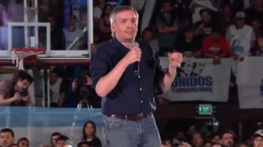 “Teniendo a Cristina, que no nos vuelva a pasar lo mismo”: Máximo llamó a la unidad del peronismo en Lanús