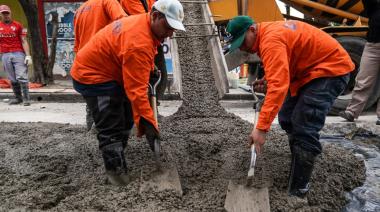 Continúan las obras en el barrio Villa Argerich de Lanús Oeste