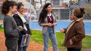 Inauguran un nuevo espacio recreativo en el barrio Villa Talleres