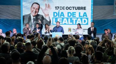 Otermín lideró un acto en el PJ local y acompanó a la militancia que apoyó a Cristina