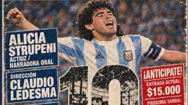 Show de narración oral sobre Diego Maradona