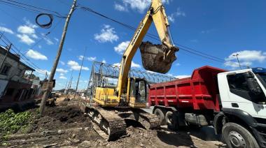 La construcción de las nuevas colectoras de la Ruta 4 ya llega al límite con Lomas de Zamora