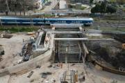Avanza la obra del paso bajo nivel de Longchamps