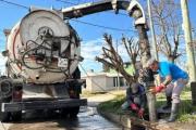 Profundizan las obras y los trabajos de limpieza frente al pronóstico de lluvias