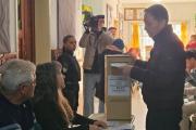 En Canning, Gray votó y convocó a los vecinos a participar de la elección