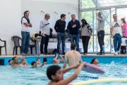Cascallares acompañó a estudiantes que participan del programa "Todos al agua"