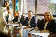 Otermín, Molea y Vázquez anunciaron el Consejo de Seguridad y Justicia de Lomas