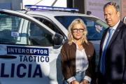Presentaron móviles policiales equipados con cámaras lectoras de patentes