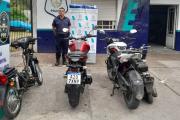 Pareja de motochorros en un desarmadero tras un robo a mano armada