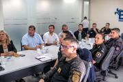 Fabiani y Eichel se reunieron con autoridades policiales