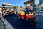 Repavimentación, bacheos y mejorados en barrios de Almirante Brown