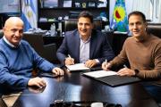 Acuerdo entre Julián Álvarez y el ministro Marinucci para reforzar los controles del tránsito pesado