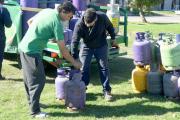 Se realizó un nuevo operativo de recarga de garrafas