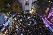 El peronismo de Lomas se movilizó en apoyo a Cristina: "Lo que hiciste en Lomas no se olvida en la vida"