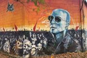 Brown homenajea al Indio Solari con murales en Burzaco, Ministro Rivadavia y Longchamps