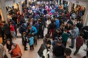 Un multitud colmó la Casa de la Cultura en una jornada de intercambio de figuritas