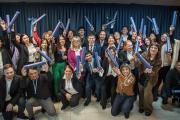 El Municipio acompañó en su colación a 45 nuevos graduados de la UNAB