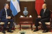 Gray se reunió con el embajador de la República Popular China en Argentina