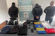 Dos detenidos por desvalijar un conocido comercio: recuperaron el botín robado